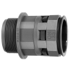 Муфта труба-коробка DN 17 мм. M25х1.5. полиамид. цвет чёрный
