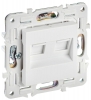 SKANDY Розетка компьютерная двойная RJ45 кат.5E SK-K03W арктический белый